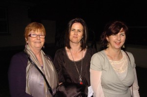 Rene O Sullivan, Caroline Donnell and Bernie Kellett at Dunsany Gathering