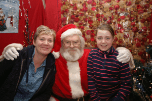 Ann & Annie McCabe & Santa
